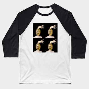 WITCH HAND GROWING BEHIND NECK (4 Set) - Halloween Witch | Witch Mask | Halloween Costume Baseball T-Shirt